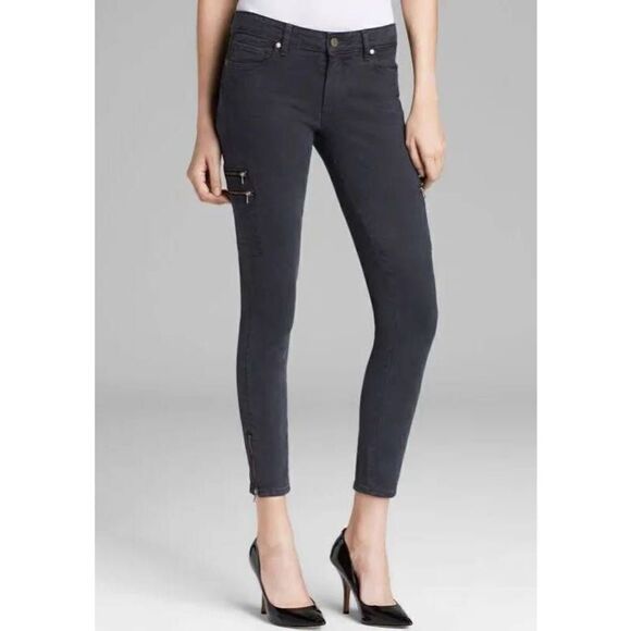 Paige Ivy Zip Detail Skinny Jeans - Picture 3 of 5